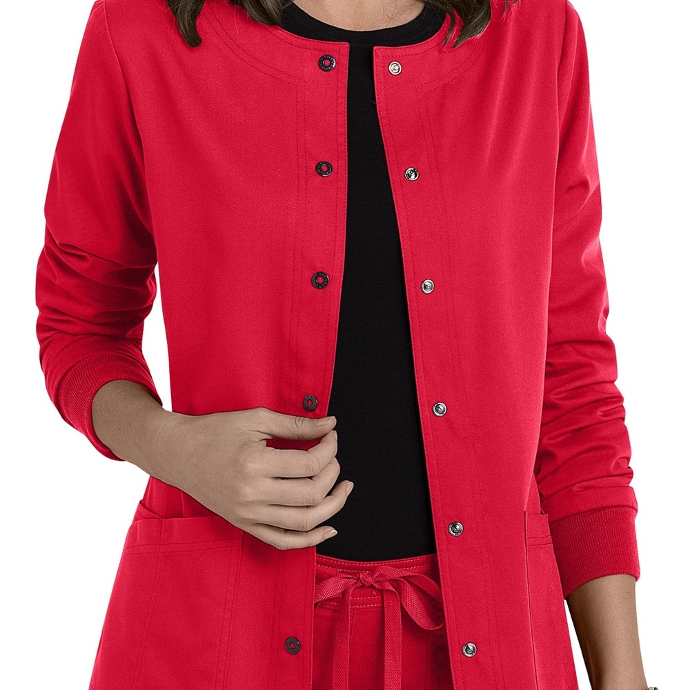Red Grey’s Anatomy scrub jacket